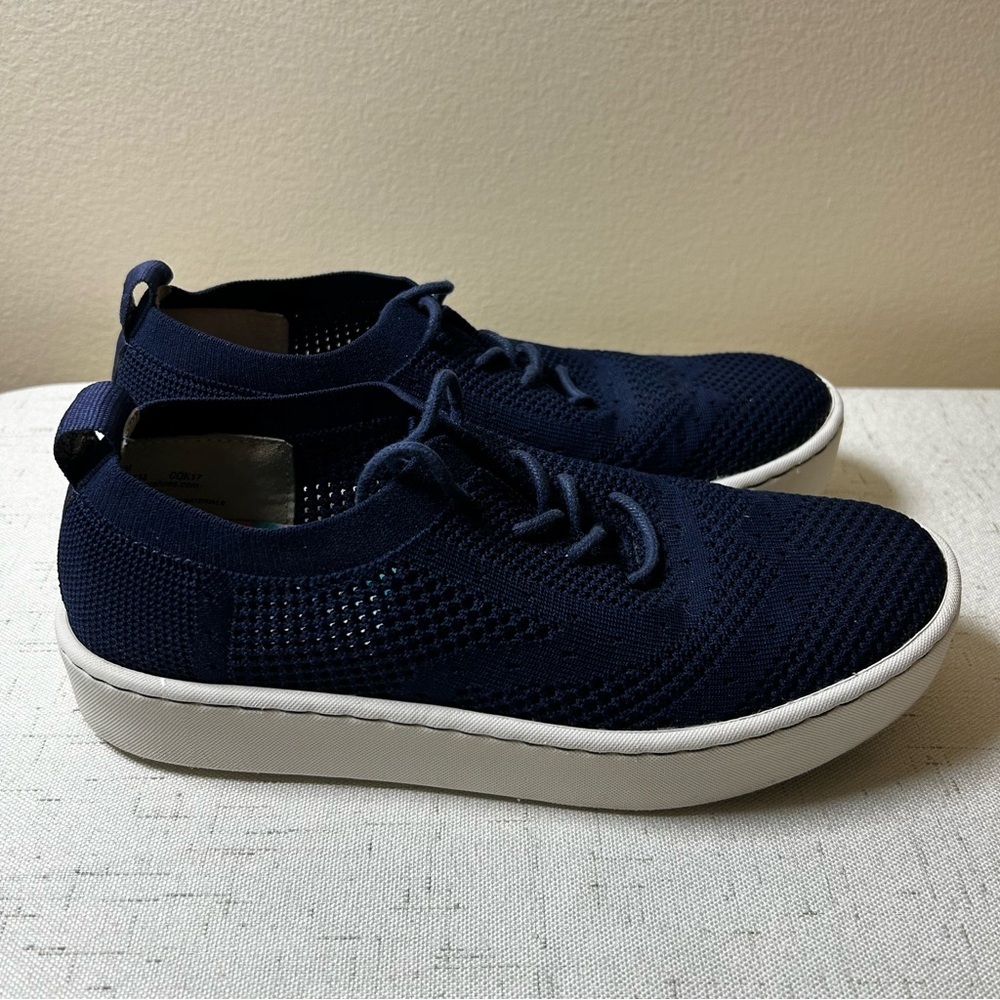 Born "Sunburst" Handcrafted Sneakers Shoes Size 7M Navy/White Women - Picture 4 of 7